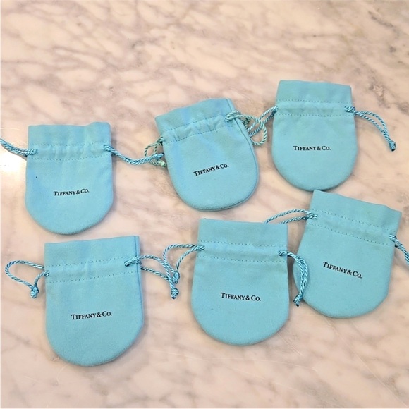 Tiffany & Co. Jewelry - Tiffany & Co. Aqua Blue Jewelry Pouches